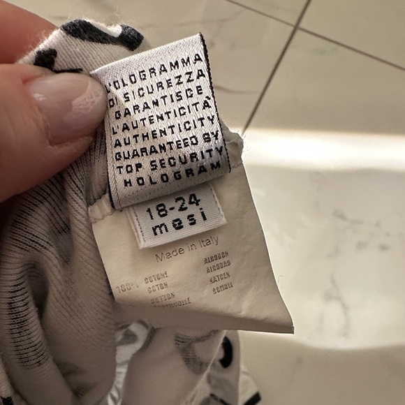 Dolce Gabbana White Tank Top for Kids - Picture 3 of 3